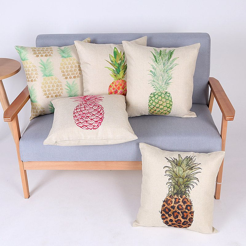 Digital Print Decorative Cushion/Pillow with Botanical&Floral Pattern (MX-67)