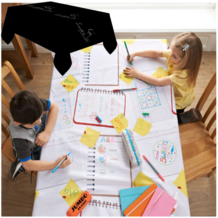 Disposable Paper Table Cover for Kids Writing