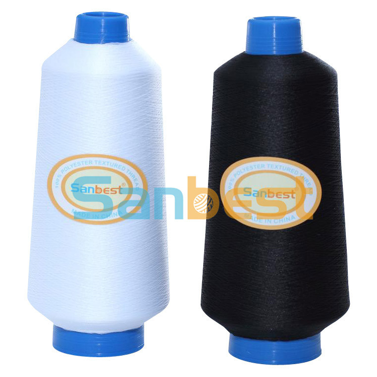 100% High Quality Continuous Polyester Textured Thread for Babywear 200d/1