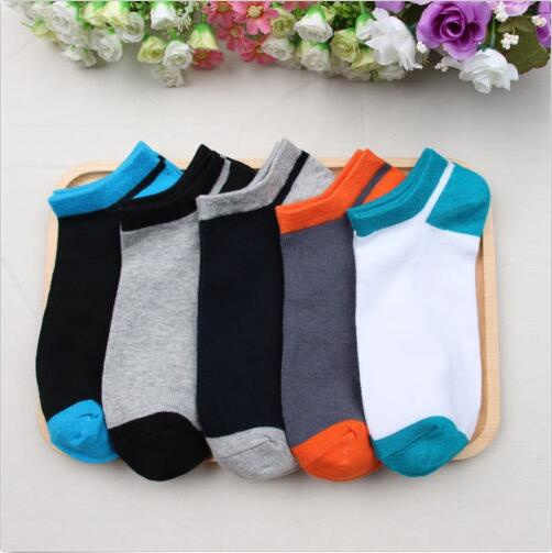 100% Cotton Pure Color Ankle Sock
