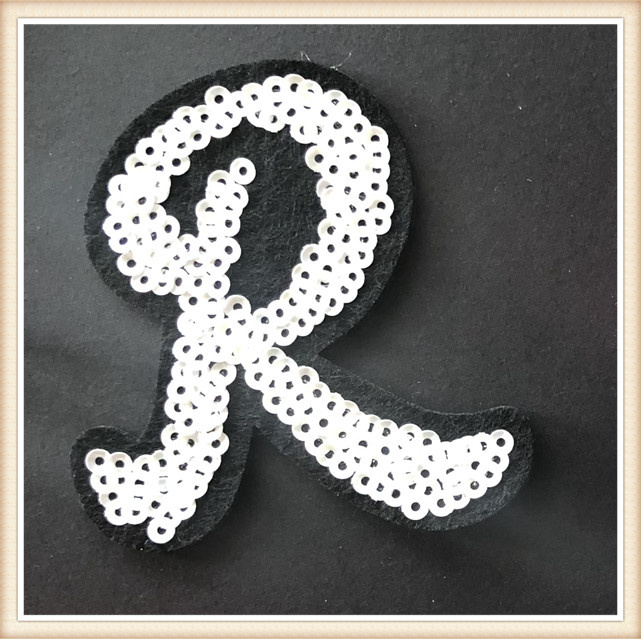 High Quality Garment Accessories Sequin Applique Patch