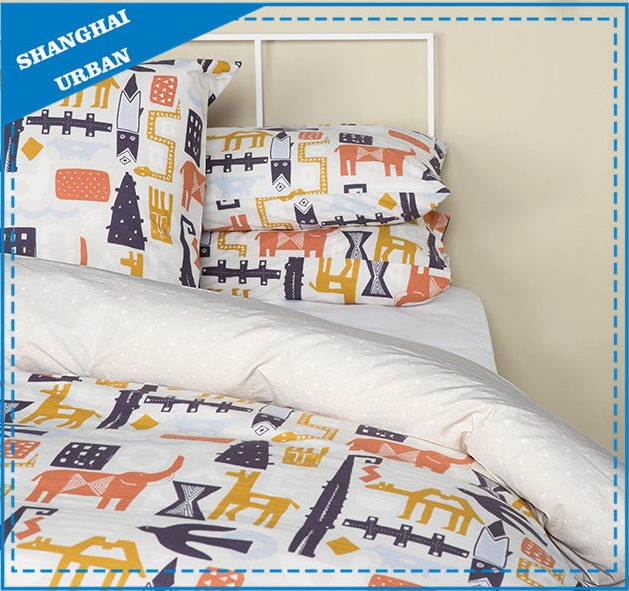 Drawing Zoo Polyester Soft Microfiber Bed Sheet Set