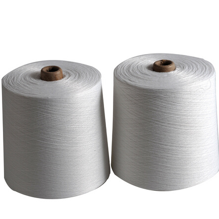 40s/2 100% Spun Polyester Sewing Thread Raw White
