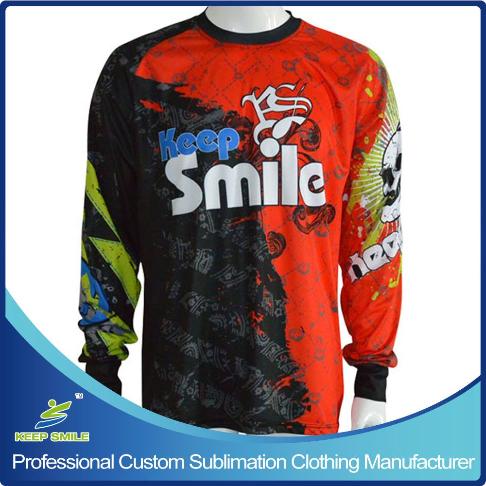 Custom Sublimated Sublimation Sports Long Sleeve Motorcycle Jerseys