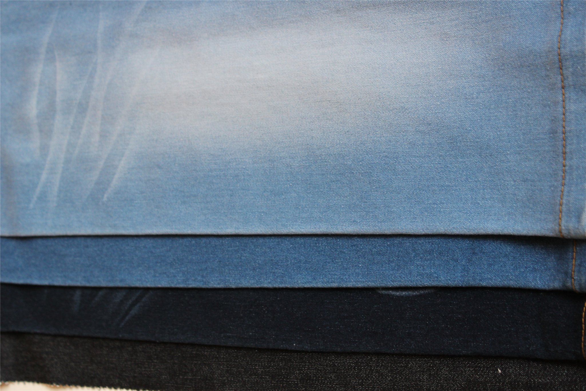 Cotton Polyester Spandex Brushed Denim