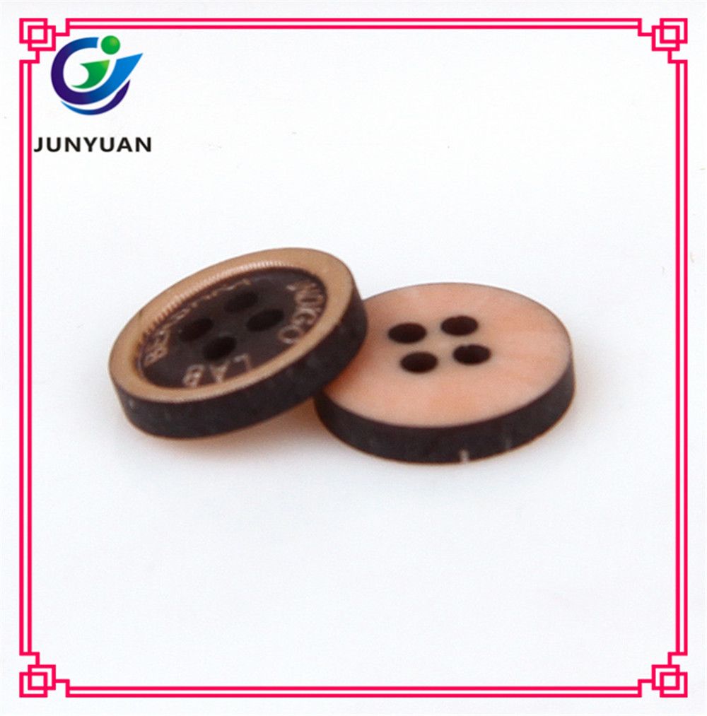 Imitation Wooden Button Shirt Resin Button Suit Button