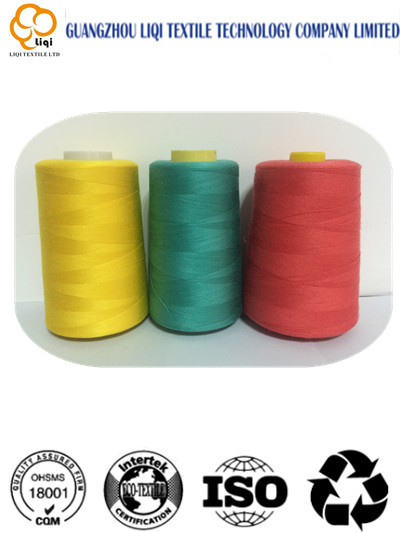 Factory-Supplier Core-Spun 100% Polyester Textile Sewing Thread 40s/2 Trousers Use