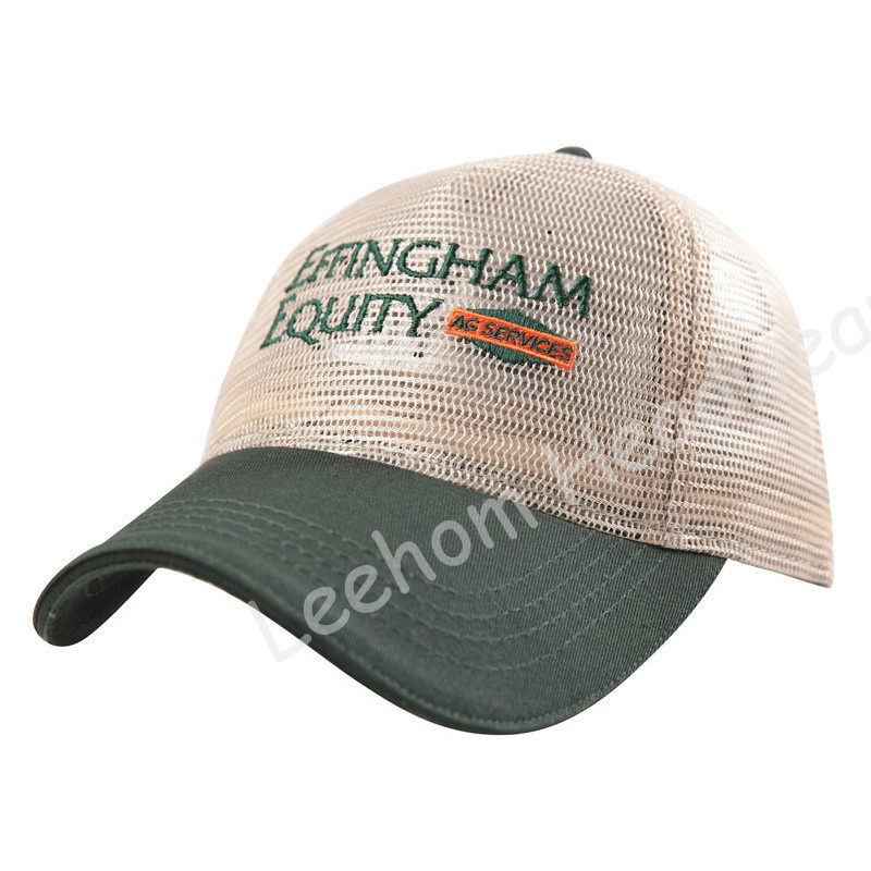 Promotional Camo Baseball Cap with Plastic Mesh