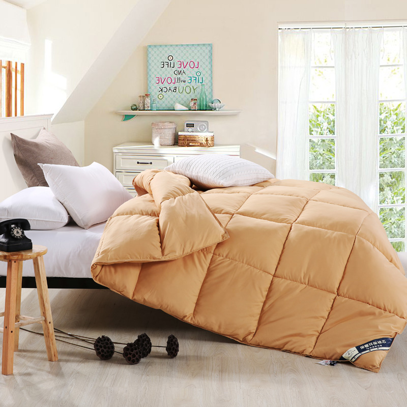 Home Hotel Printed Down Comforter Duck Feather Quilt Duck Down Duvet
