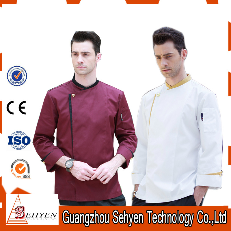 Fashion Short Sleeve Multi Color Man Cook Chef Uniform
