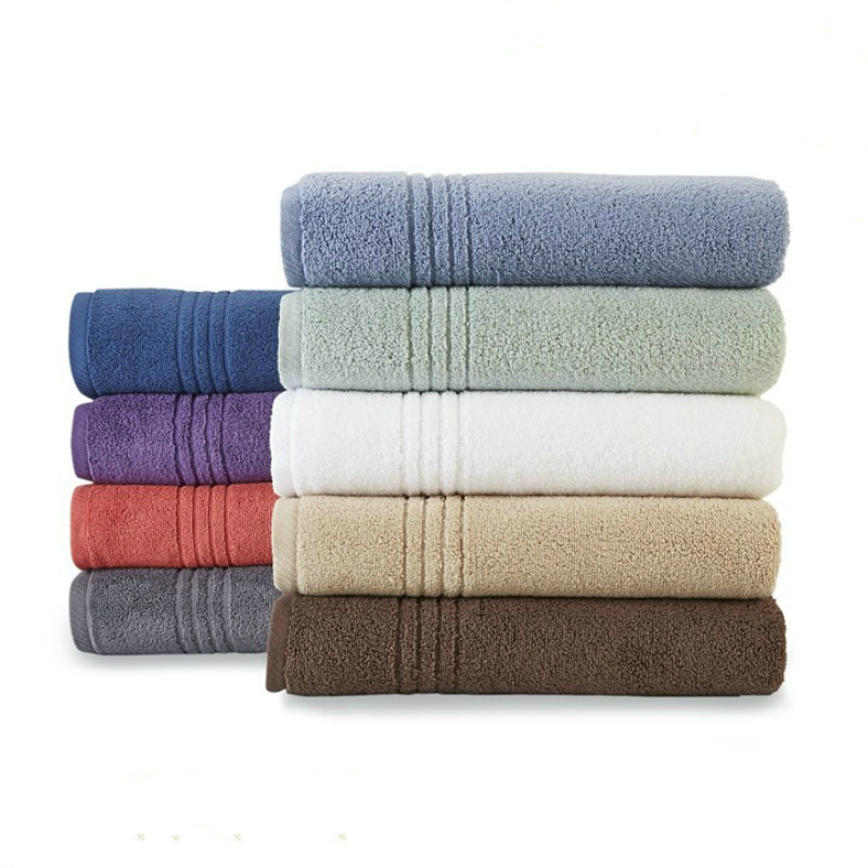 Bulk Wholesale Cotton Dobby Bath Towel Manufacturer