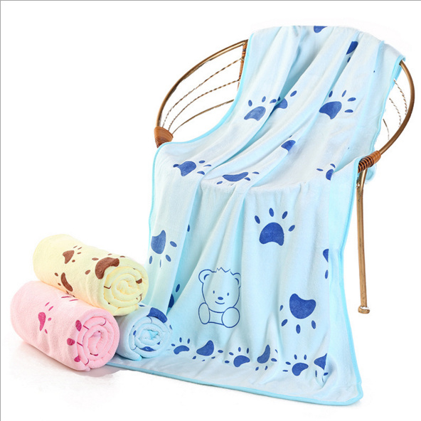 Solid Color Microfiber Luxury Big Shower Bath Towel