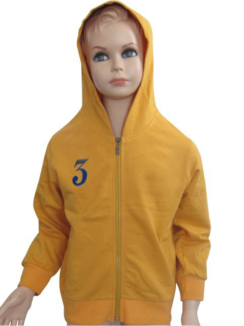 Children Zipper and Hoodies with Tc Fleece Jacket
