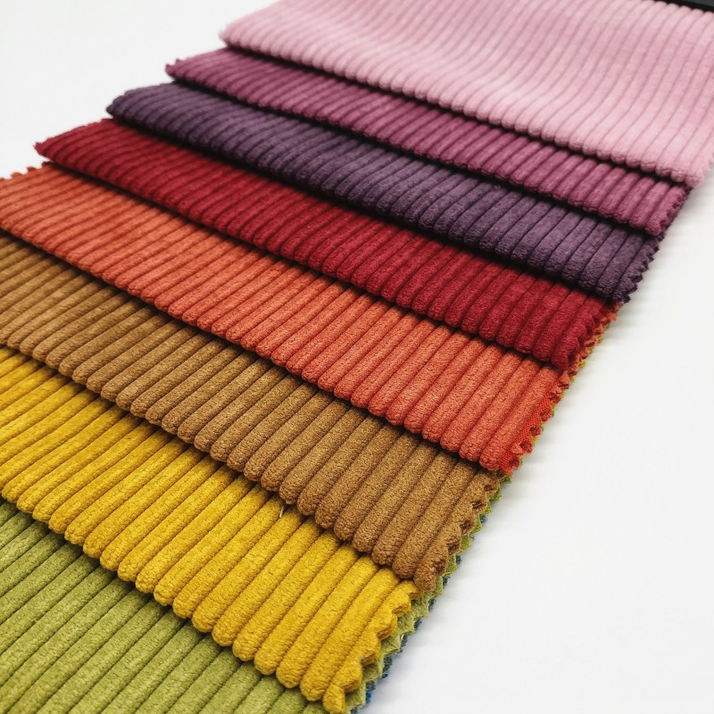 Upholstery Polyester Textile Decorative Cushion Sofa Dyed Fabric