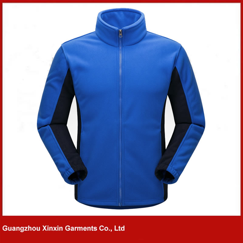 Men's Full Sport Zipper Polar Fleece Jacket (J152)