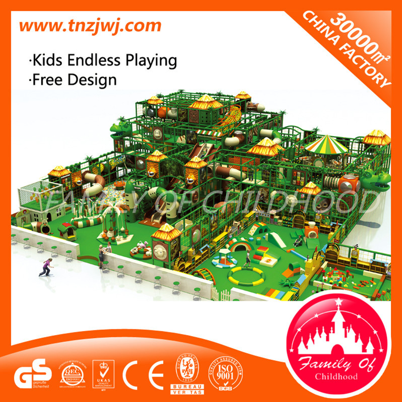 EU Standard Jungle Theme Kids Indoor Playground Design