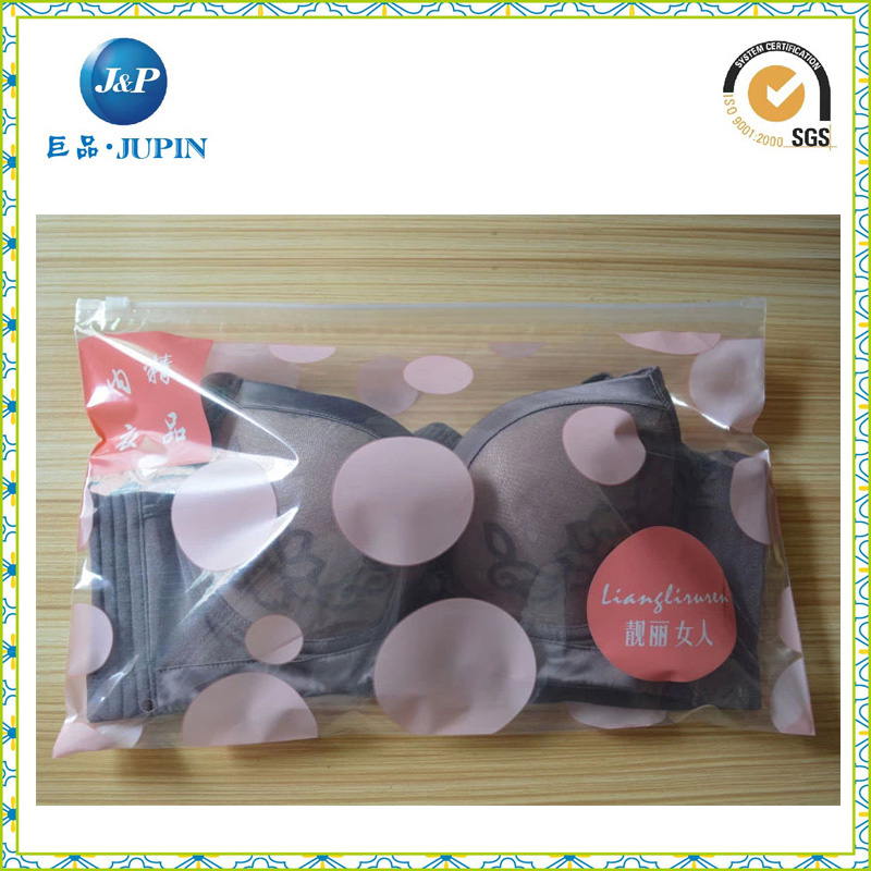 2015 Custom Printed Zip Lock PVC Underwear Bag (JP-plastic039)