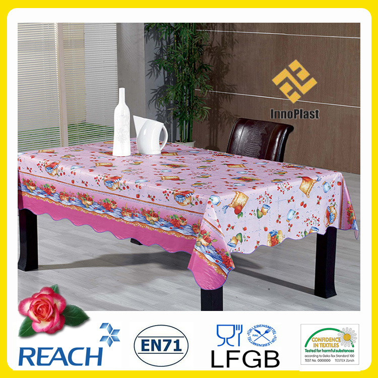 New Design Printed PVC Tablecloth
