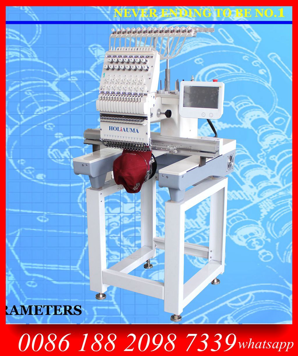 Best Quality Single Head High Speed 1200 Spm Embroidery Machine / Multi Function Embroidery Machine