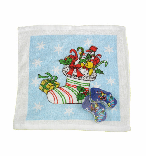 Socks Design Christmas Compressed Towel (YT-681)