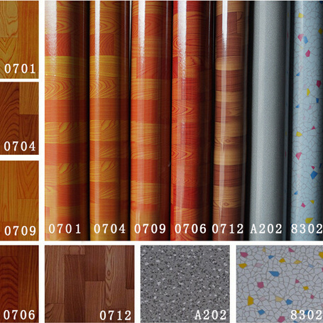 Colorful PVC Flooring Covering Carpet 0.35mm-2.0mm