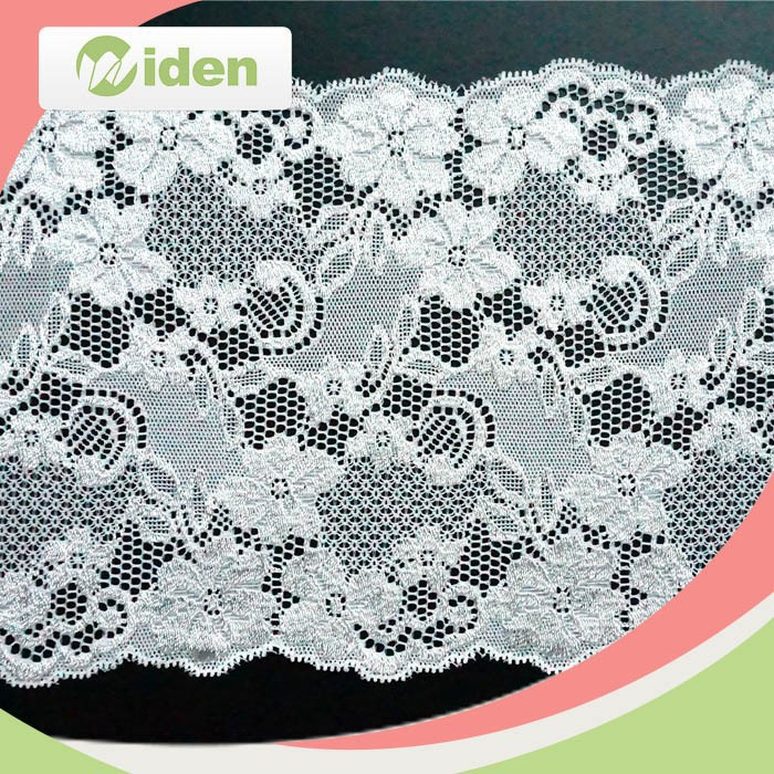 Embroidery Design Bridal Lace Trim Spider Web Pattern Stretch Lace