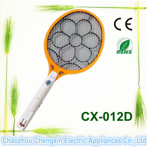 White Handle Electronic Mosquito Killer Racket