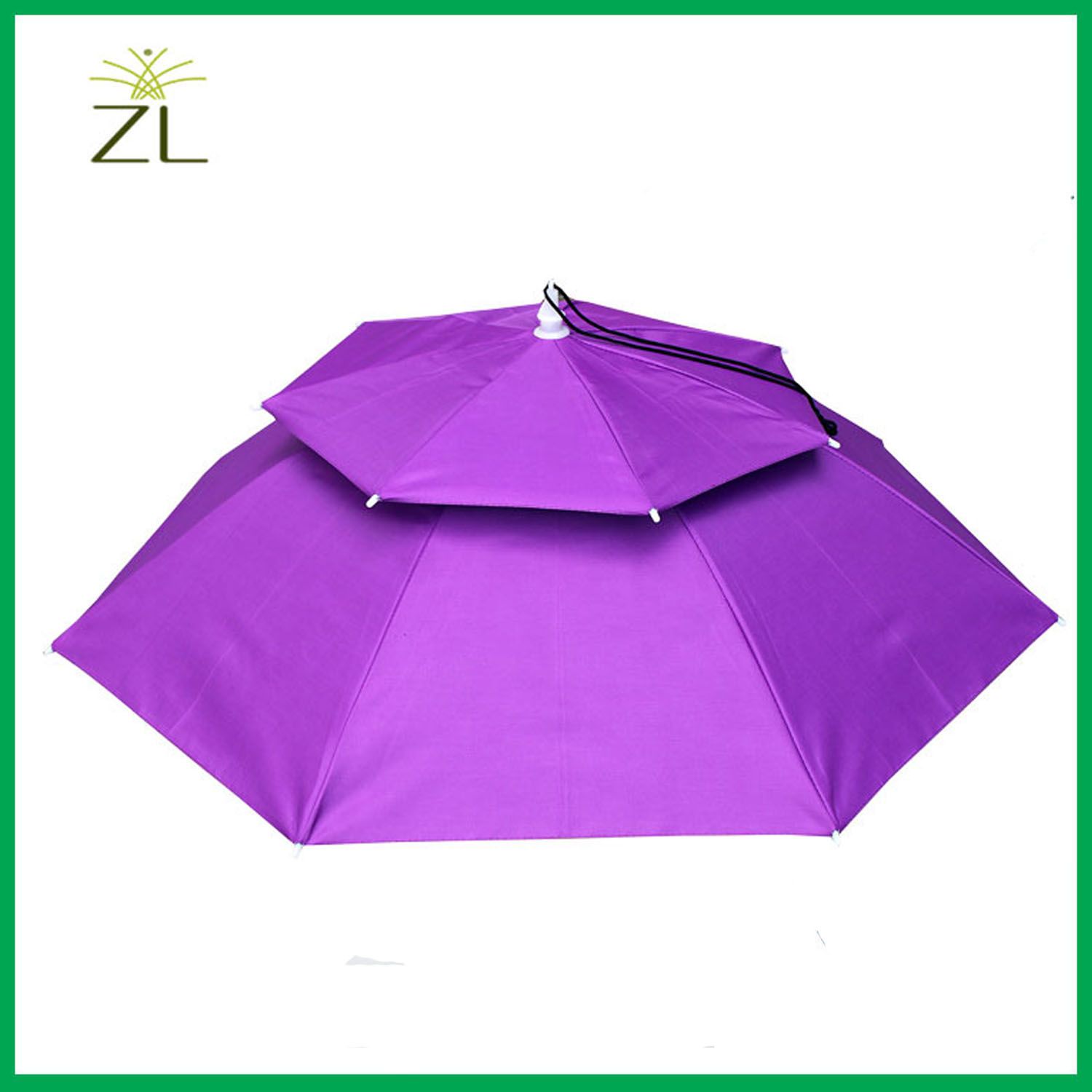 Logo Printed Umbrella Hat