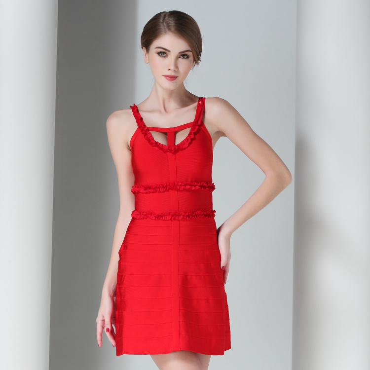 Ladies Slip Dress with Sexy Backless Short Dress