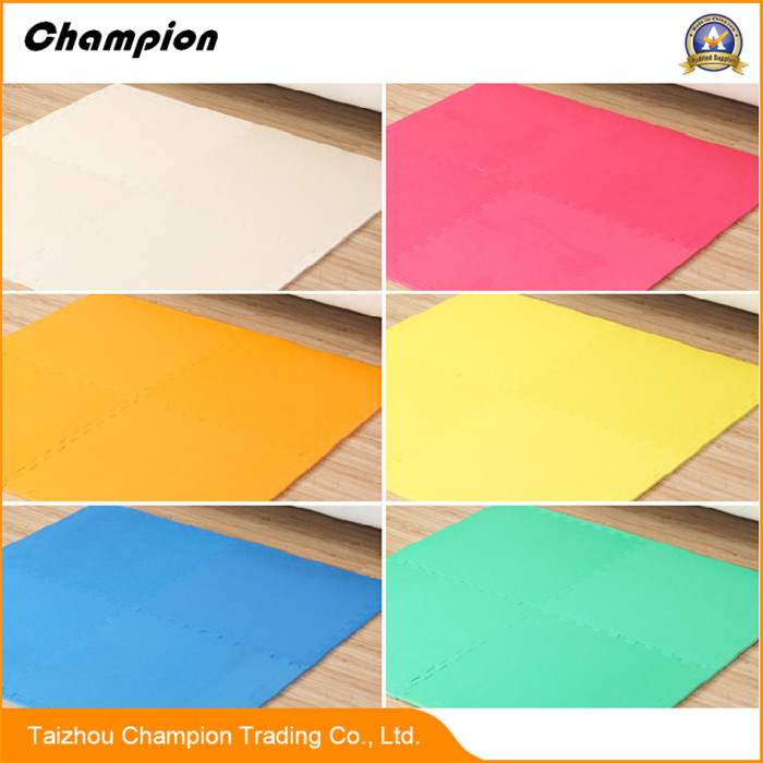 Plain Colour EVA Mats for Kids, Custom EVA Foam Puzzle Mat Interlocking Floor Mat for Kids