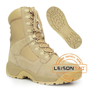 Tactical Boots of Waterproof Nylon and Cowhide Leather/Anti-Slip and Anti-Abrasion