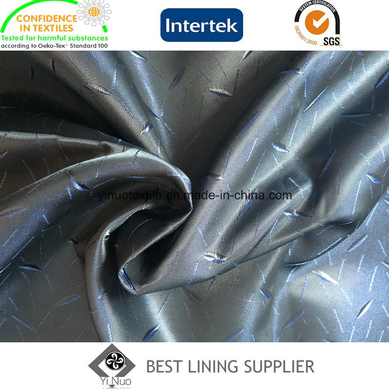 100 Polyester Men's Suit Jacquard Lining Beautiful Leaf Pattern China Supplier