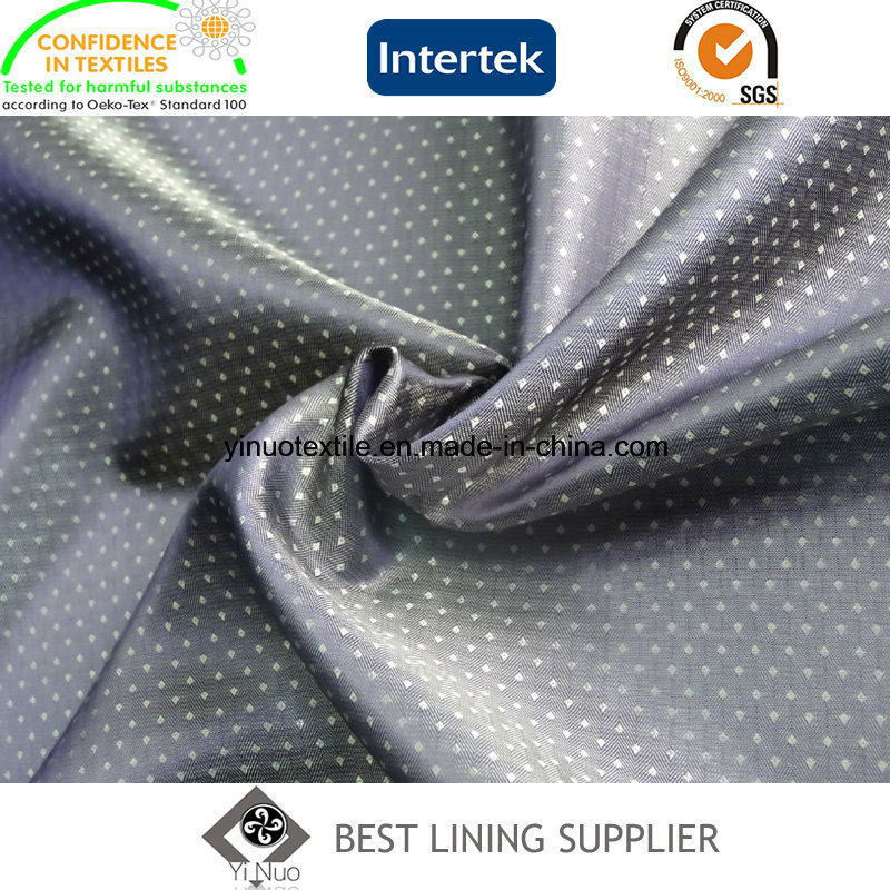 100% Polyester Two Tone Dobby Men's Suit Lining Fabric