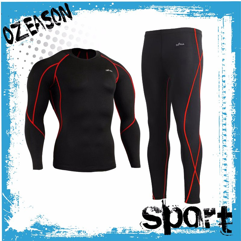 Polyester Spandex Custom Long Sleeve Compression Shirt Compression Tights (CM005)