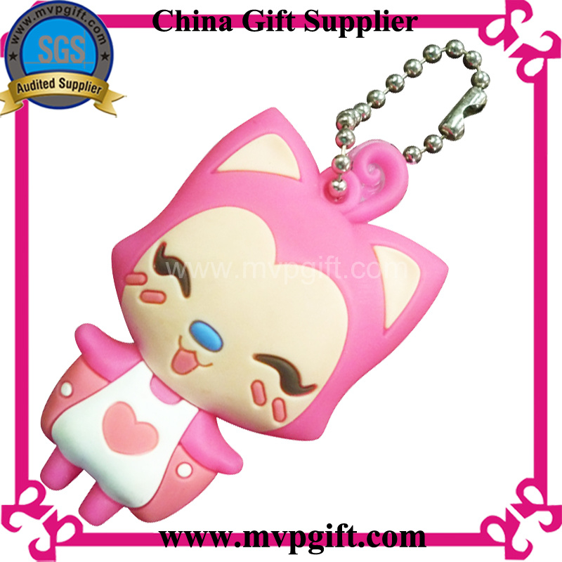 Customized PVC Keyring for Rubber Keyring Gift