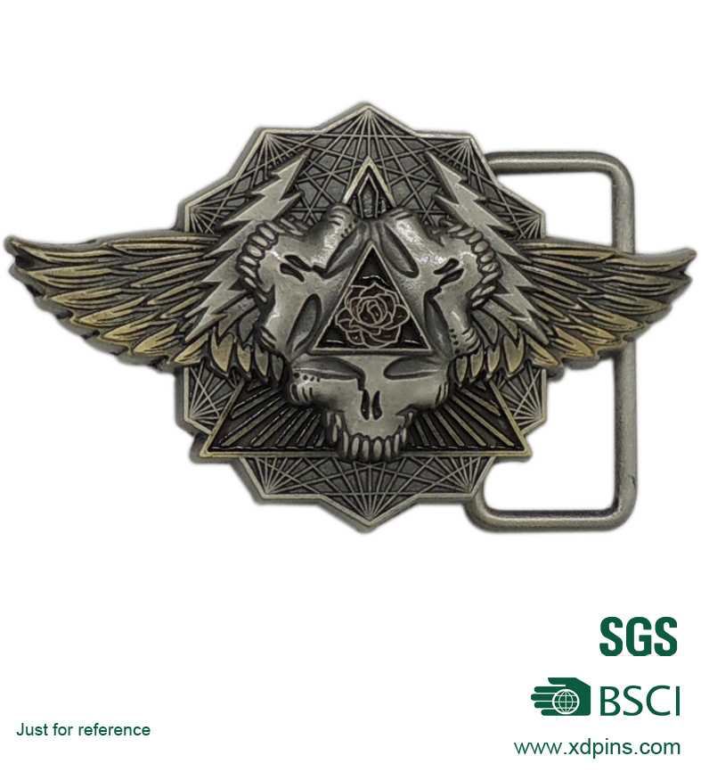 New Design 3D Logo Belt Buckle for Promotion