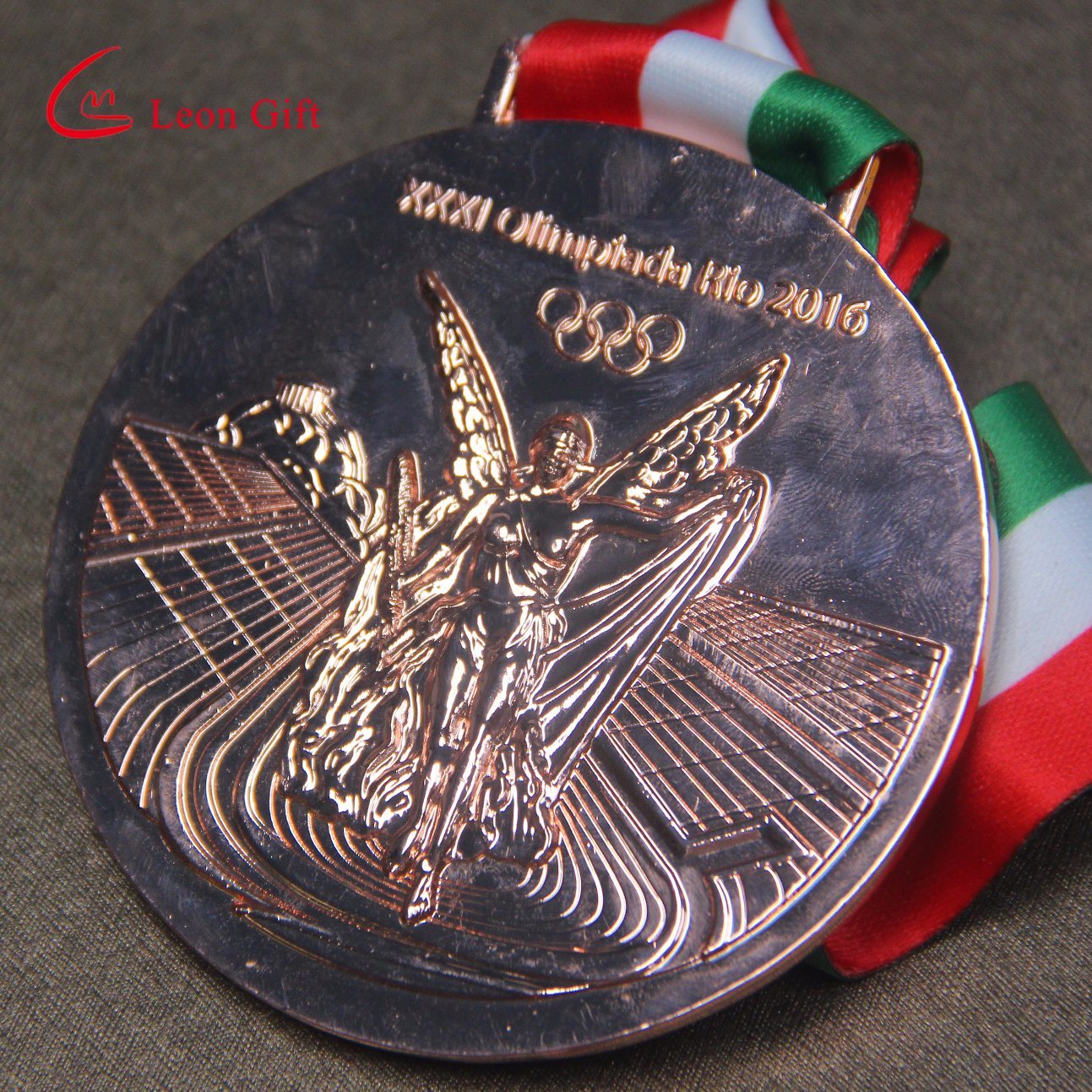 Zinc Alloy Metal 3D Olympics Medals with Lanyard