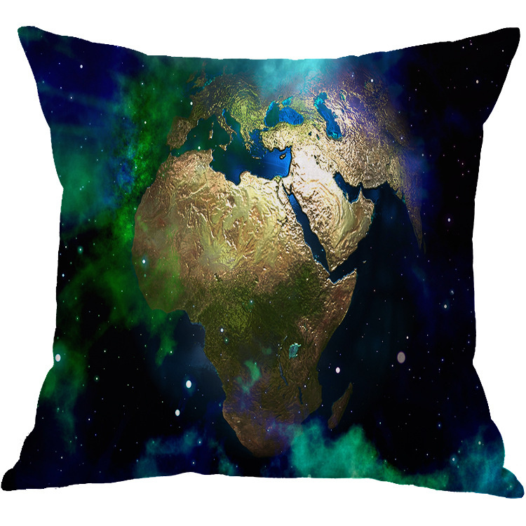 Starry Sky Cotton Linen Pillowcase Creative Cushion Cover Customize