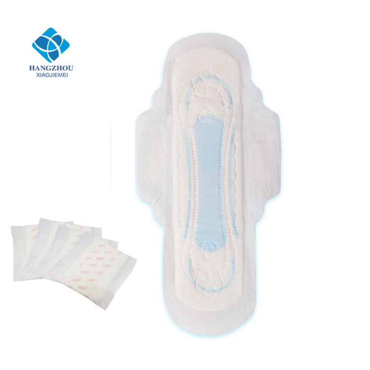 320mm Ultra Thin Sanitary Pad with Blue Acquisition Layer
