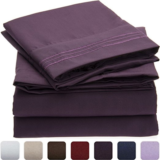 Best Soft Embroidery Microfiber Bed Sheet Set