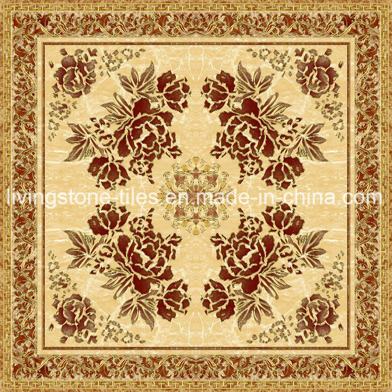1200*1200mm Rose Flower Carpet Tile for Hall