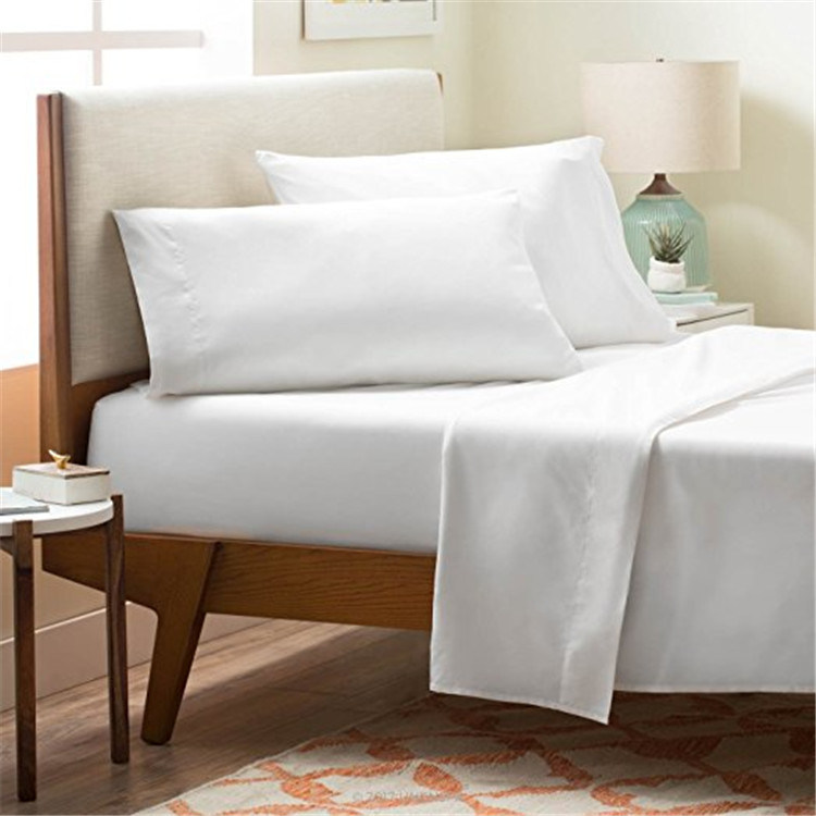 Customzied Nice PVC Packaging Egyptian Cotton Quality Microfiber Fabric Bed Sheet