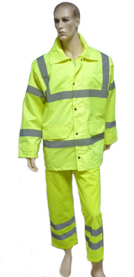 Reflective Safety Suit with Jacket and Pants