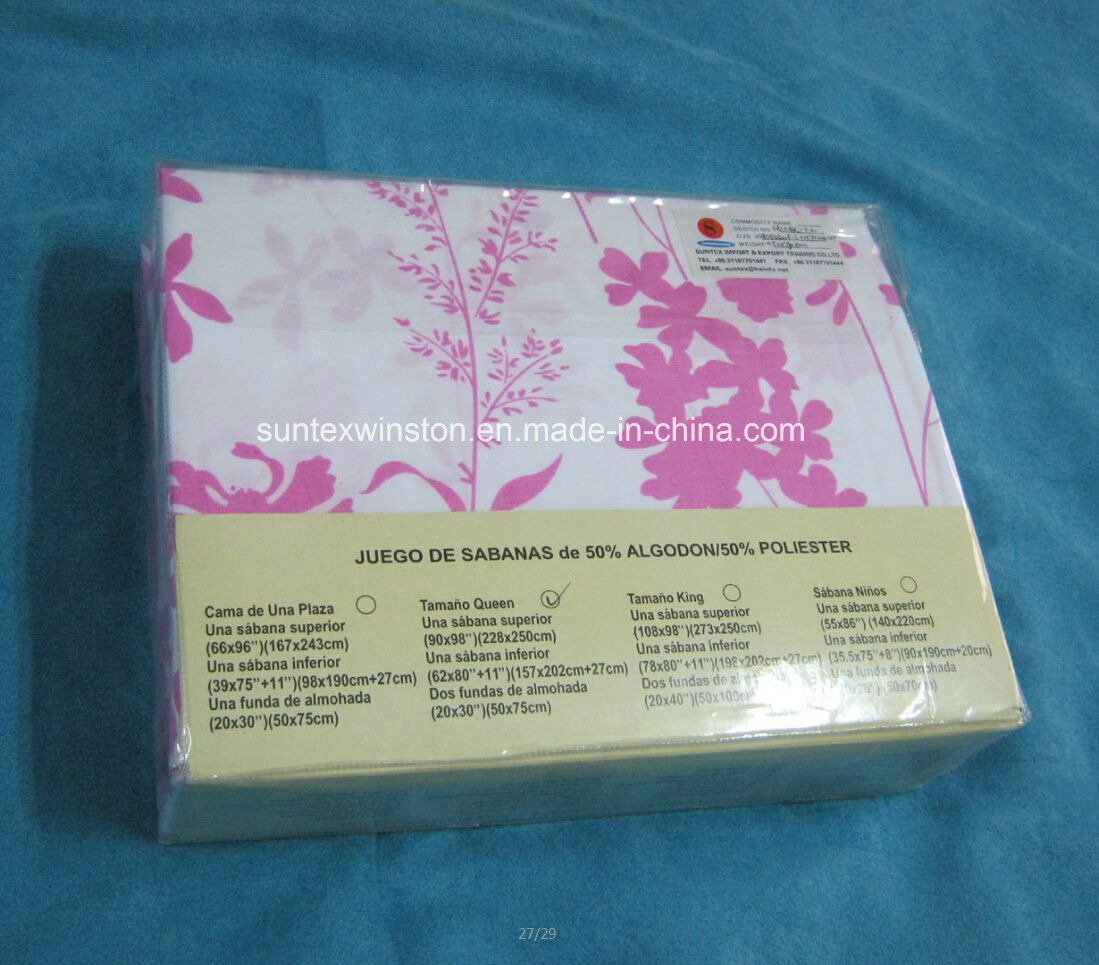 Polycotton Printed Sheet Sets/Bedding Sets
