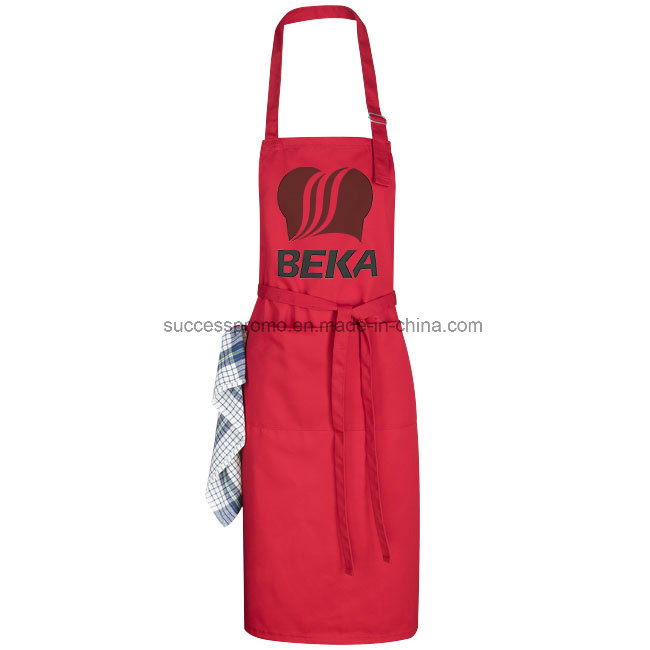 Adjustable Apron with Buckle Around Neck and Tie Back Closure