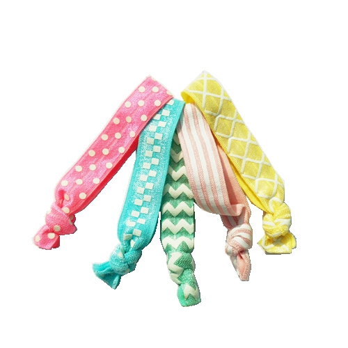 Spring Summer Collection Knotted Hair Ties with Printings