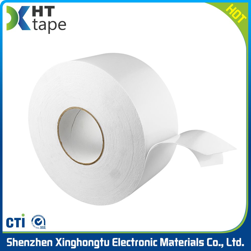 Electronics Waterproof White Adhesive Acrylic PE Foam Double Sided Tape