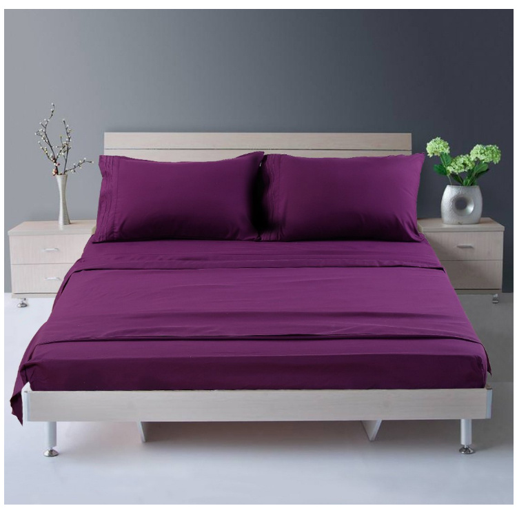 4 Pieces 1800 Ultra Soft Brushed Microfiber Bedding Sheet Set