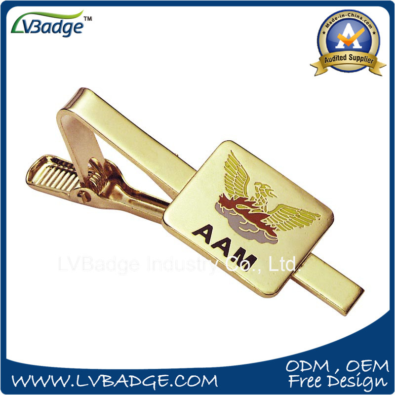 Promotion Cufflink Tie Clip for Customer Logo