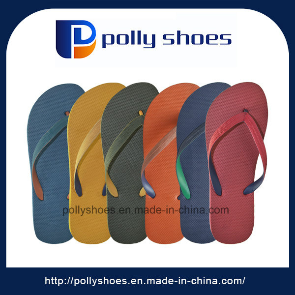 Cheap Men Bottom Logo Print Flip Flops V Strap Slippers